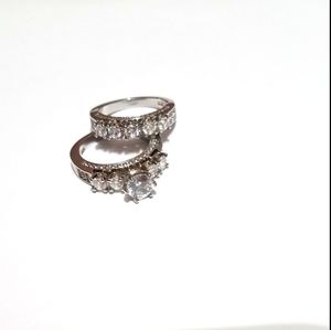 2Pcs/set 925 sterling silver ring!